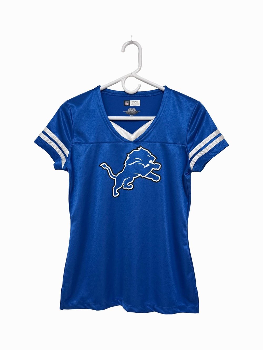 NFL Team Apparel Detroit Lions Jersey Women’s Small